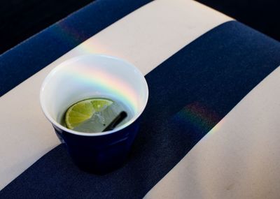 Close-up of food on table