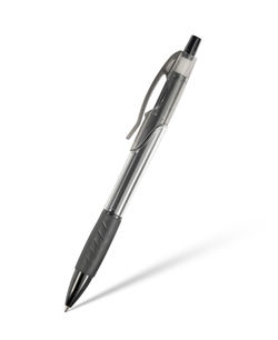 High angle view of pen against white background