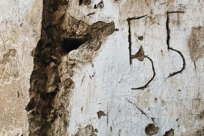 Full frame shot of weathered wall