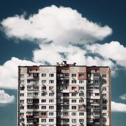 Buildings against sky in city