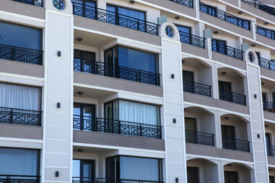 Low angle view of residential building