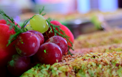 Close-up of strawberries