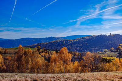 Beautiful autumn landscapes in the romanian mountains, 