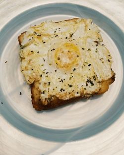 Close-up of bread in plate