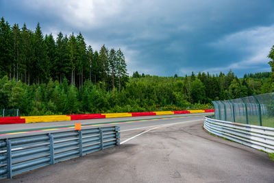 The circuit de spa-francorchamps, motorsport racetrack in belgium.