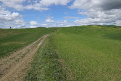 Scenic view of landscape against sky