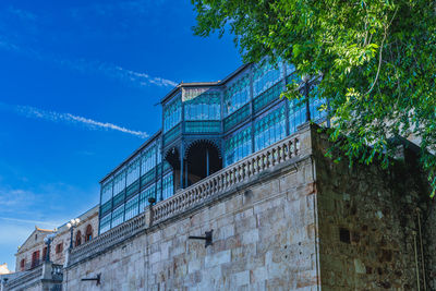 Low angle view of building against sky