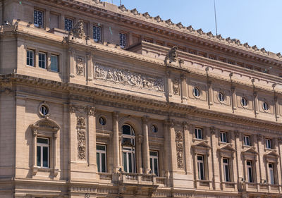 Low angle view of historic building