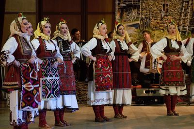 Group of people in traditional clothing