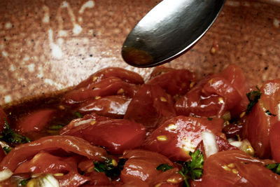 Close-up of ice cream