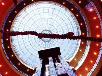 Low angle view of ferris wheel