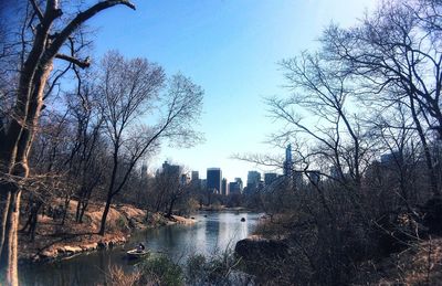 River with buildings in background