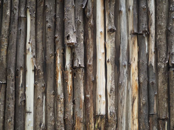 Full frame shot of weathered wood