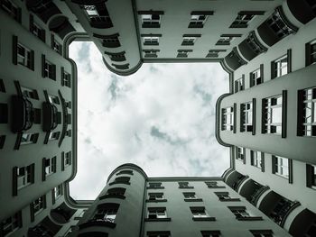 Low angle view of building against sky