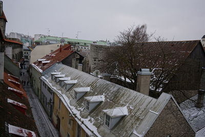 Panoramic view of city against sky