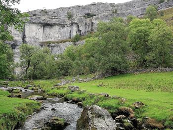 Scenic view of rocks on land