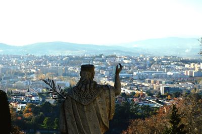 Statue of cityscape