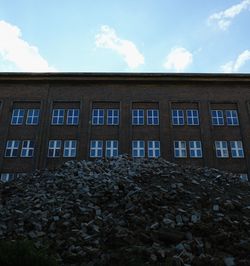 Low angle view of building against sky