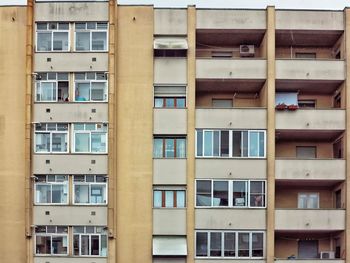 Exterior of apartment building