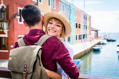 Portrait of a smiling couple