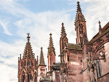 Low angle view of church against sky