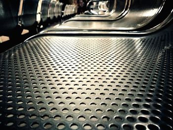Close-up of metal grate