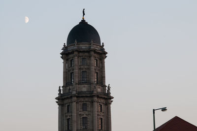 Low angle view of clock tower