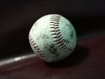 Close-up of ball on table