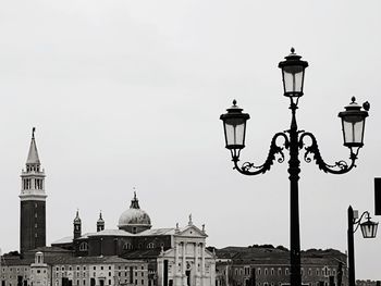 Low angle view of street light
