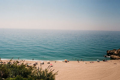 Scenic view of beach