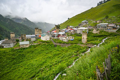 Old village in the mountains.