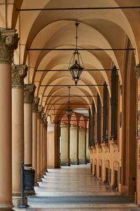 Corridor of historic building