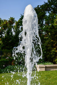 Fountain in park