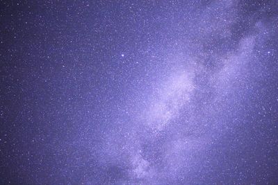 Low angle view of star field at night