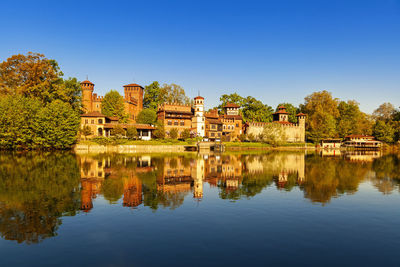 Amazing medieval castle in valentine park