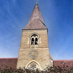 Low angle view of church