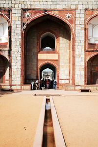 People at humayuns tomb