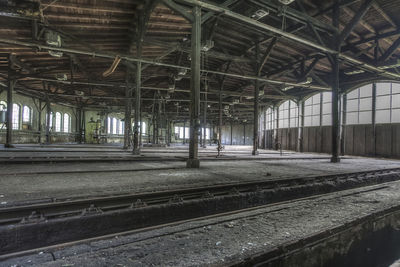 Railroad station platform