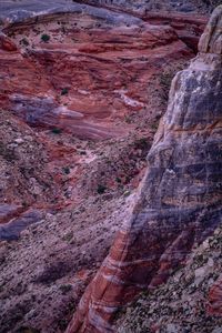 Full frame shot of rock formations