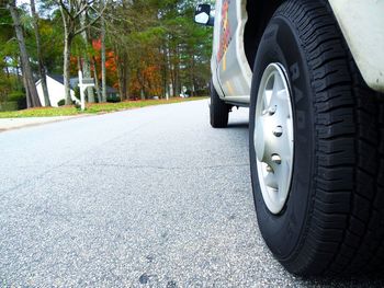 Car on road