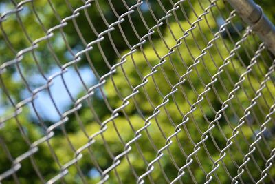 Full frame shot of chainlink fence