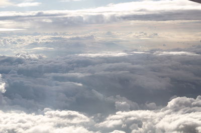 Low angle view of clouds in sky