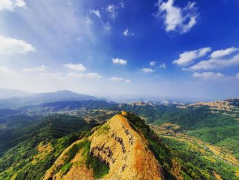 Panoramic view of landscape against sky