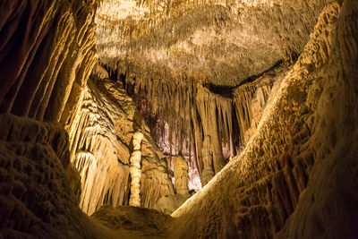 Low angle view of cave