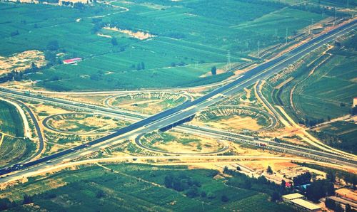 Aerial view of landscape