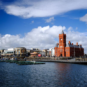 River with buildings in background