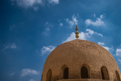 Low angle view of building against sky