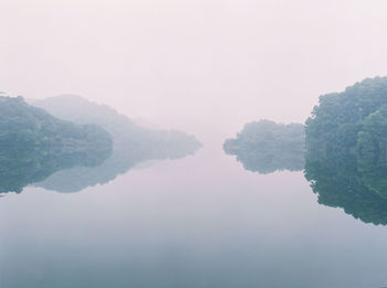 Scenic view of lake