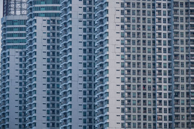 Full frame shot of modern buildings in city