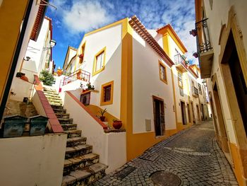 Picturesque streets of an two thousand year old village of constância in portugal